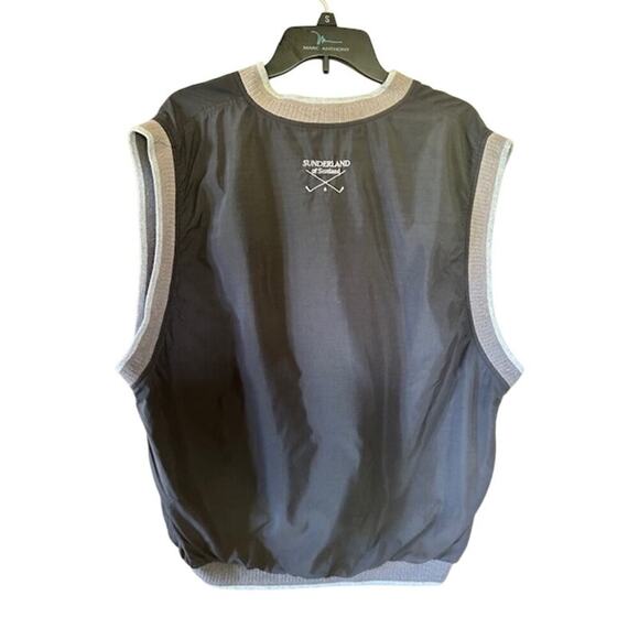Sunderland of Scotland Golf Pullover Vest XL Nylon Windbreaker Tank, Classic Fit - Picture 4 of 6